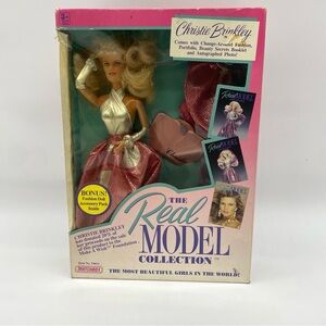 Christie Brinkley Doll with Pink and White Outfit
